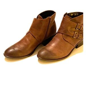 Aerosoles Brown Ankle Boots Size 8